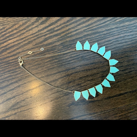 Teal Baublebar statement necklace - Picture 2 of 3